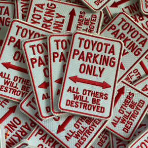 Toyota Parking Only - Patch